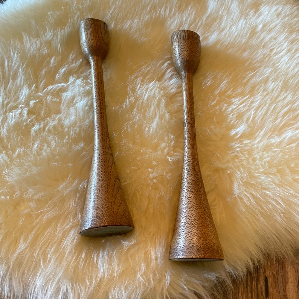 Mid-Century Danish Tulip Candle Holders ~ 1960s - Picture 3 of 7